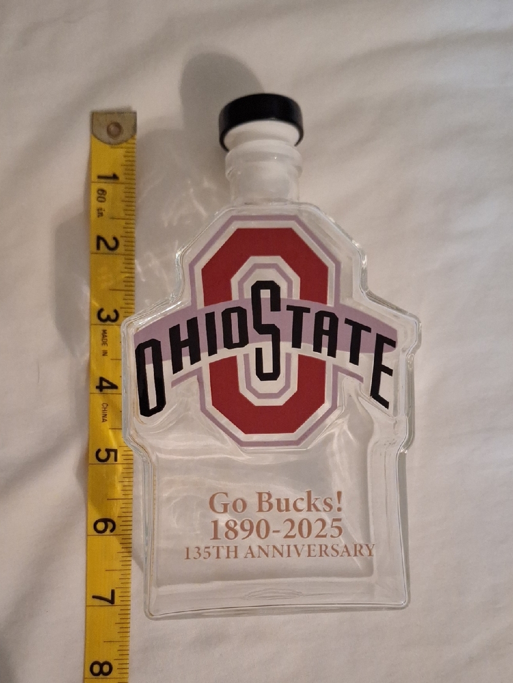 Glass Sports Bottke W/ Cork